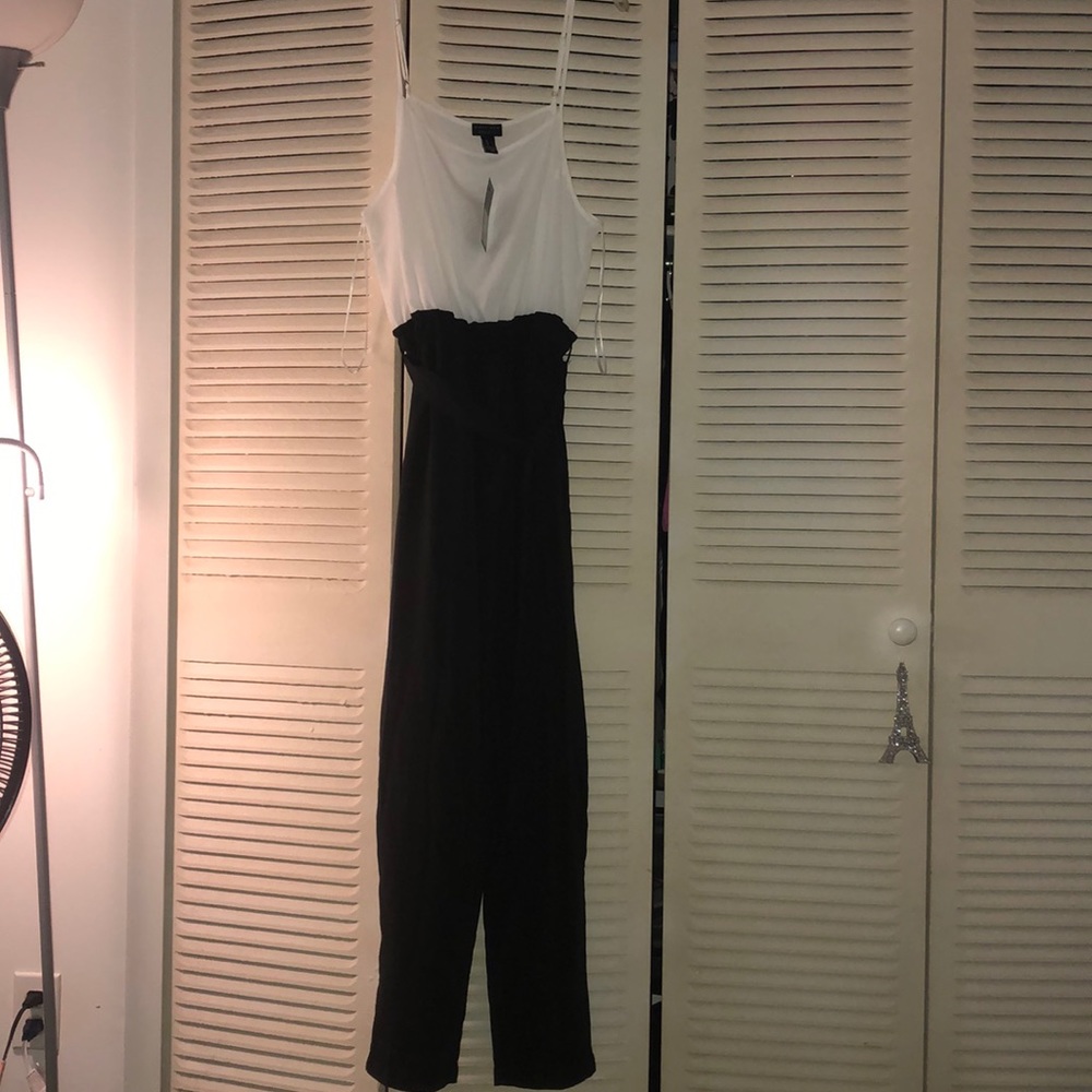 COPY - Black and white dressy Romper